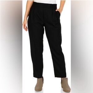 Jules & Leopold Black Ankle Cropped Pants